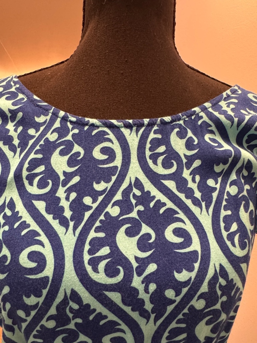escapada Blue Patterned Maxi Dress - Picture 3 of 6